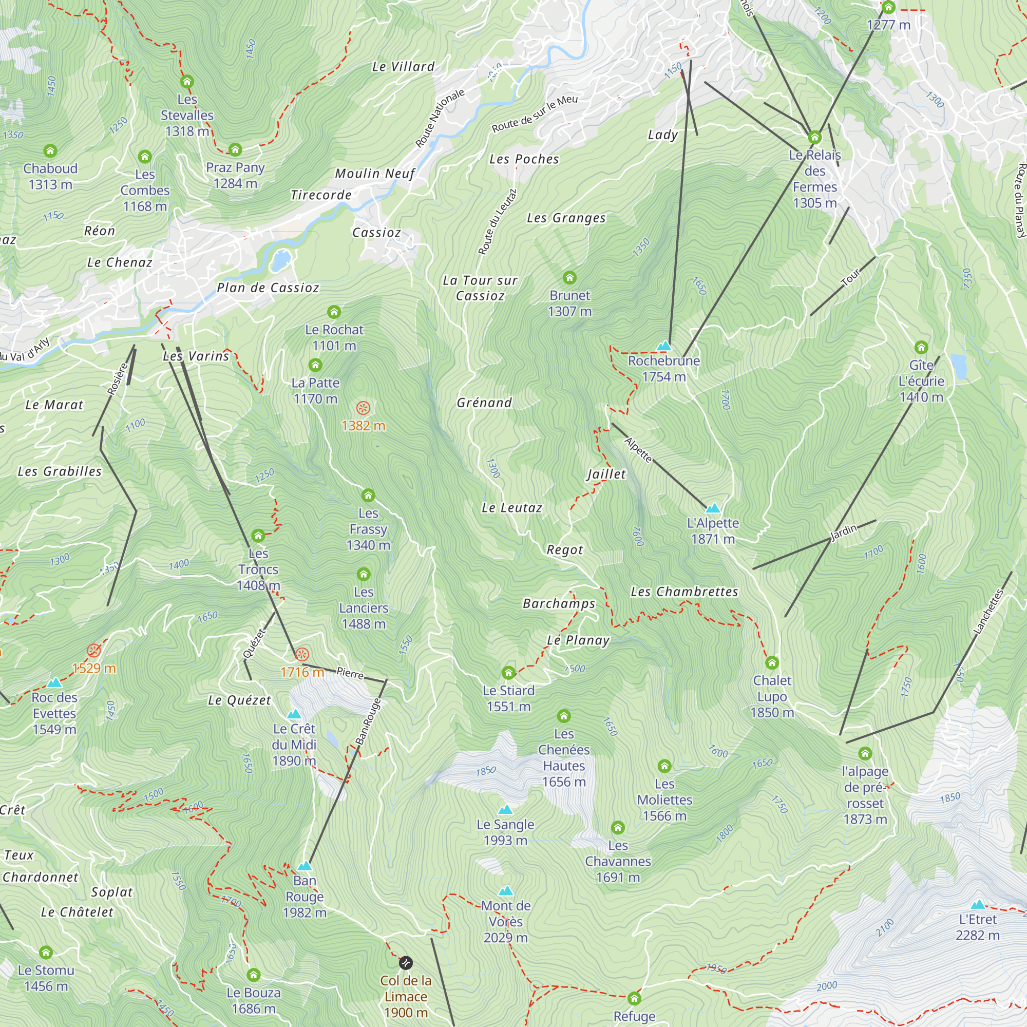 L'esprit Sauvage map