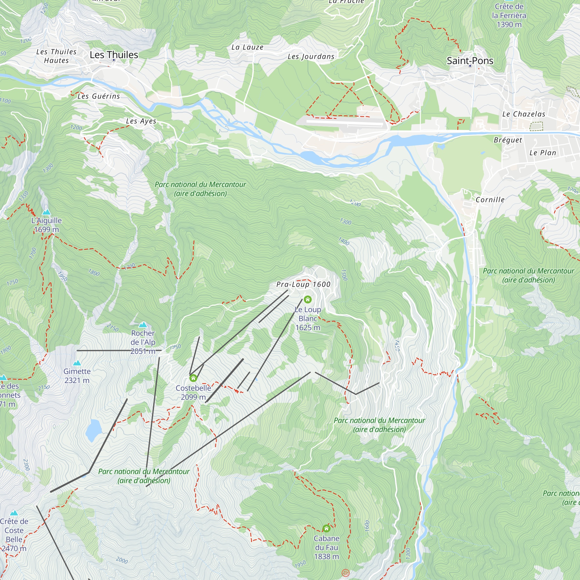 La Bergerie map