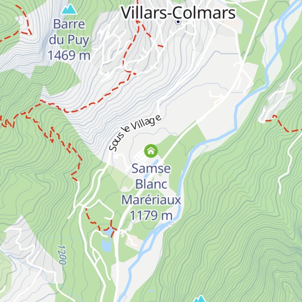 Map of Samse Blanc Marériaux