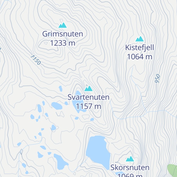 Map of Svartenuten