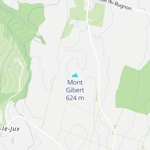 Map of Mont Gibert