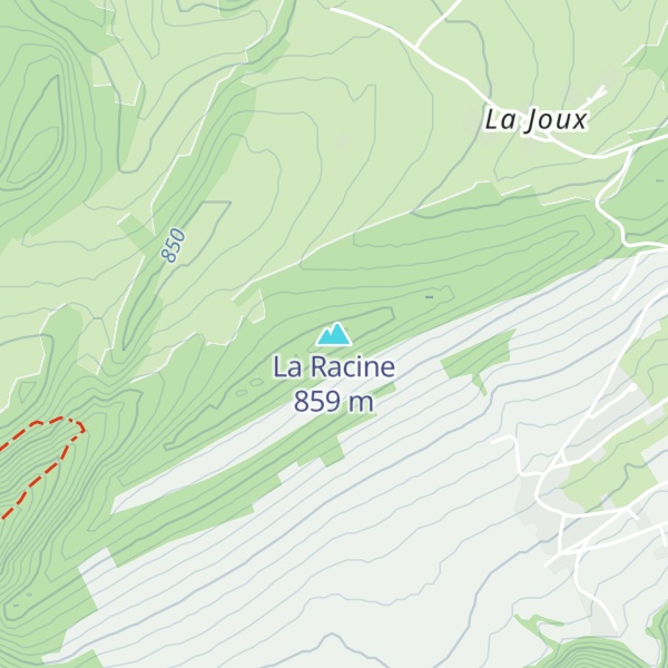 Map of La Racine