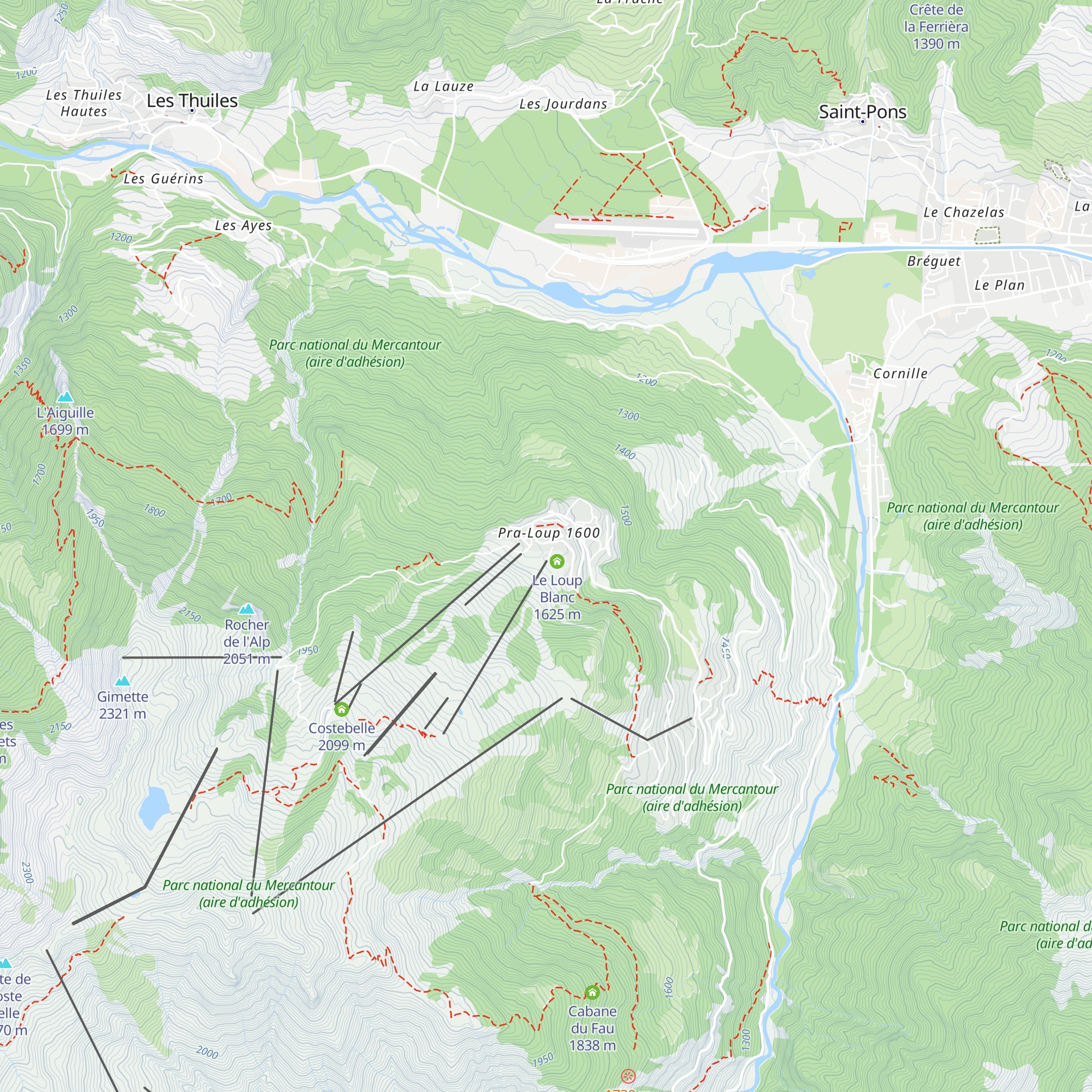 Le Tempo map