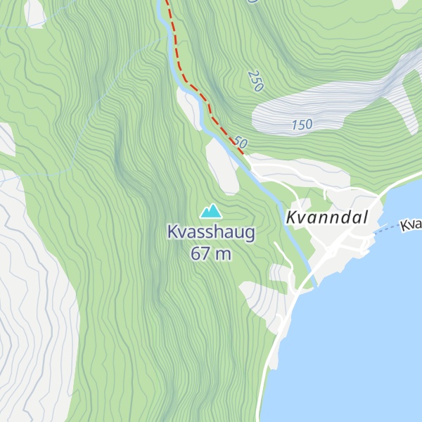 Map of Kvasshaug