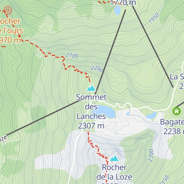 Map of Le 1928