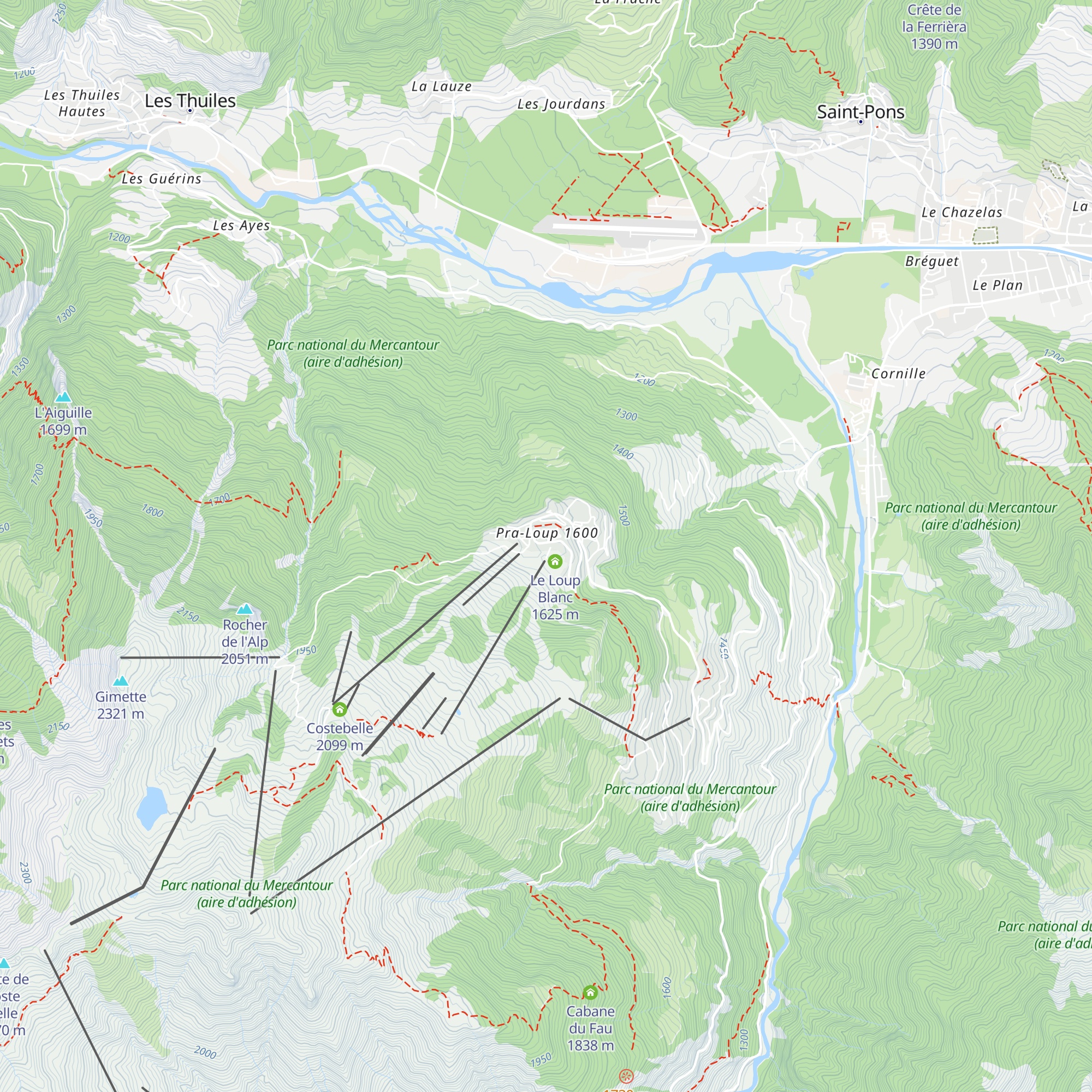 L'Artichouette map