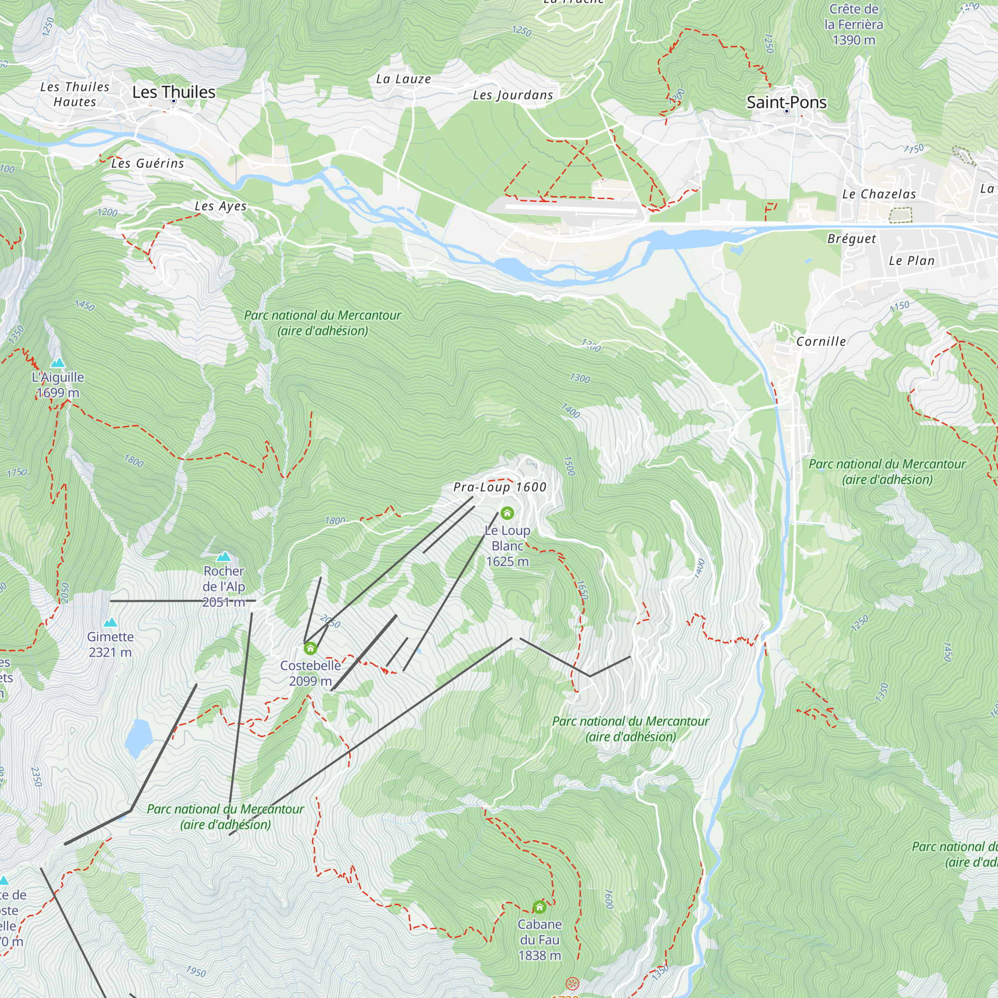 L'Artichouette map