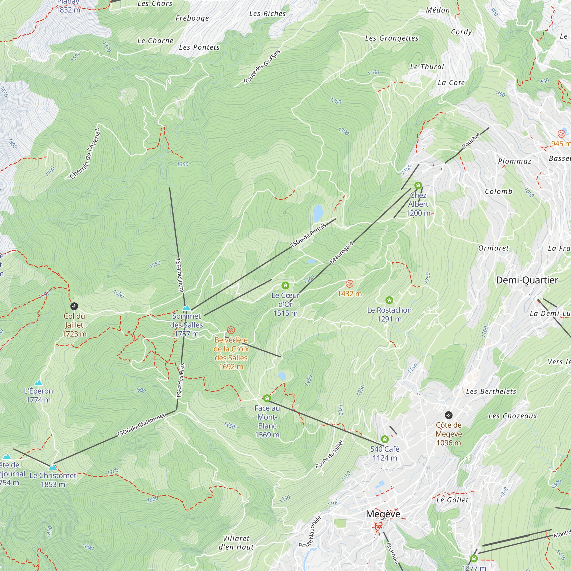 Le Cœur d'Or map