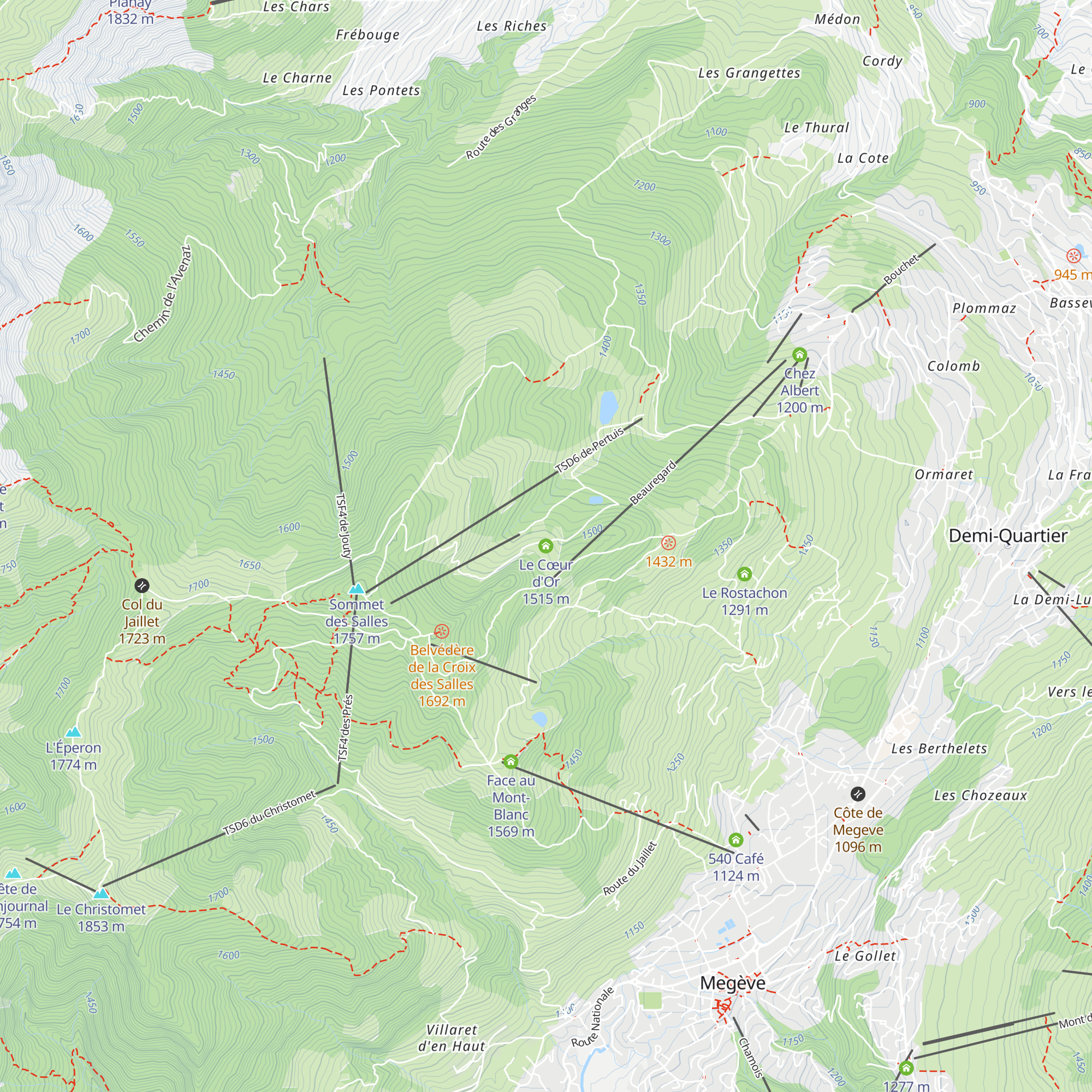 Le Cœur d'Or map