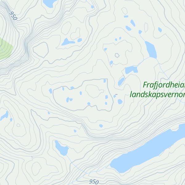 Map of Austra Blåfjell