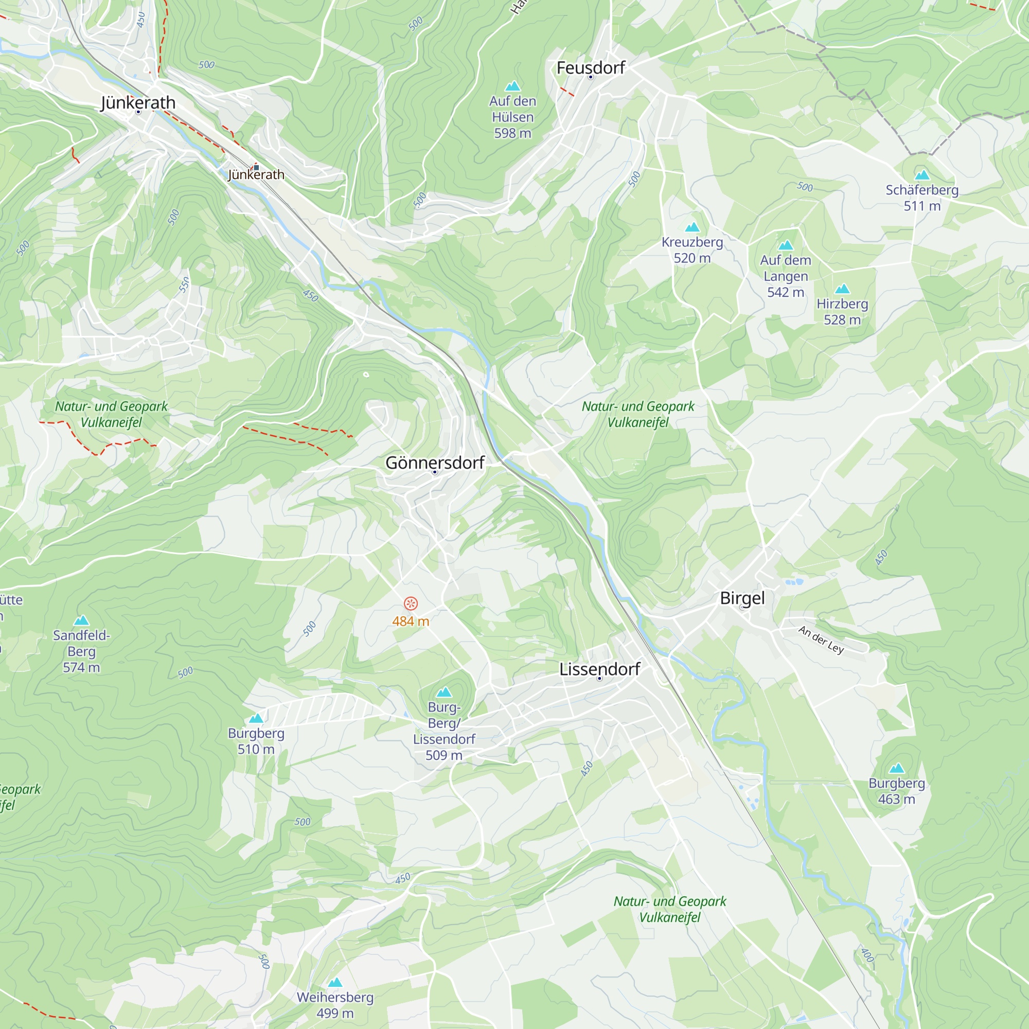 Grillhütte Gönnersdorf map