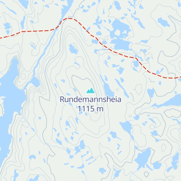 Map of Rundemannsheia