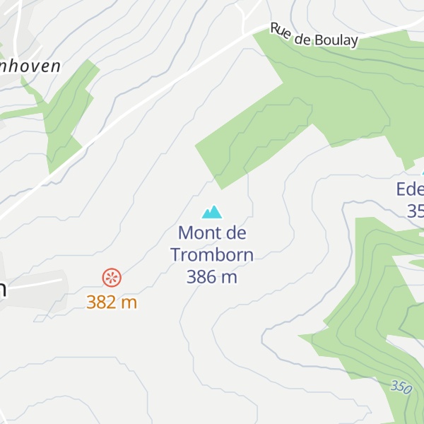 Map of Mont de Tromborn