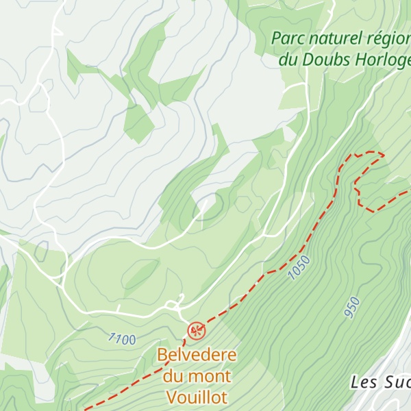 Map of Mont Vouillot