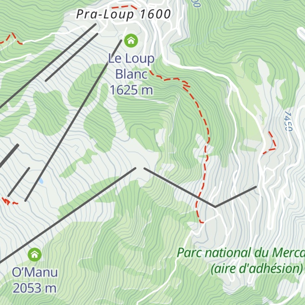 Map of Le Petit Chaperon Rouge
