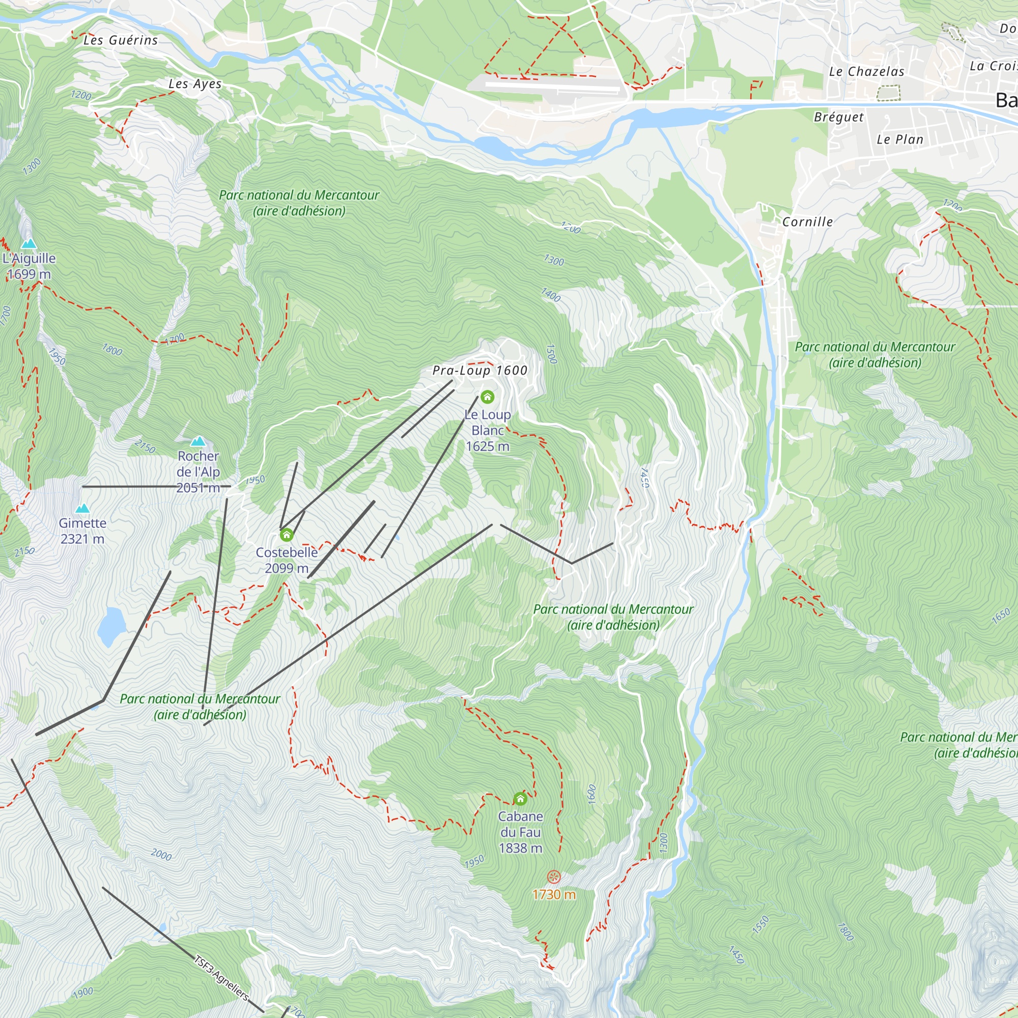 Le Petit Chaperon Rouge map