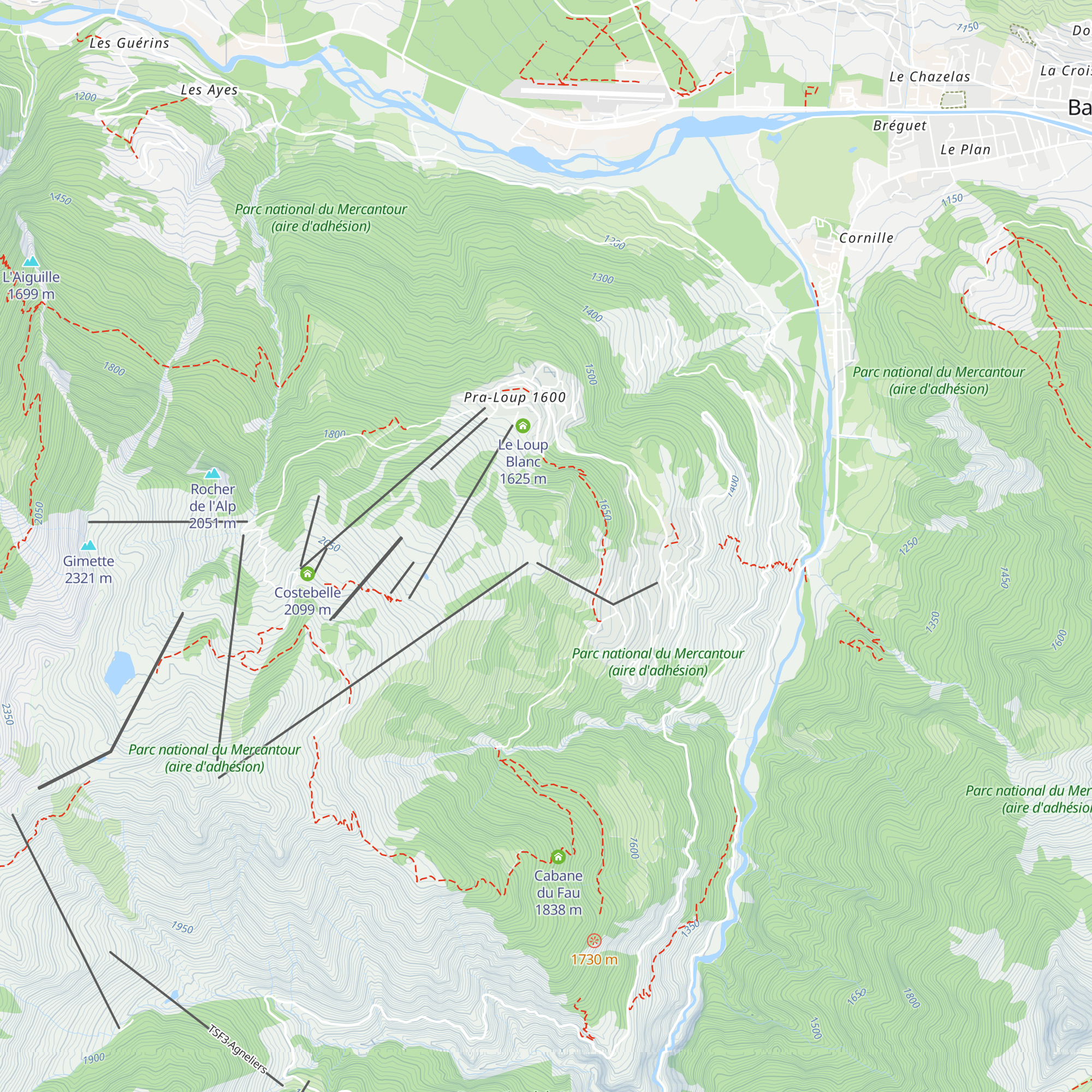 Le Petit Chaperon Rouge map