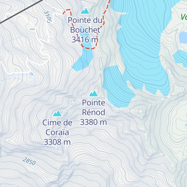 Map of Pointe Rénod