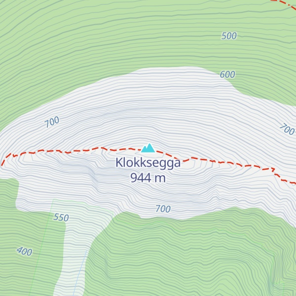 Map of Klokksegga