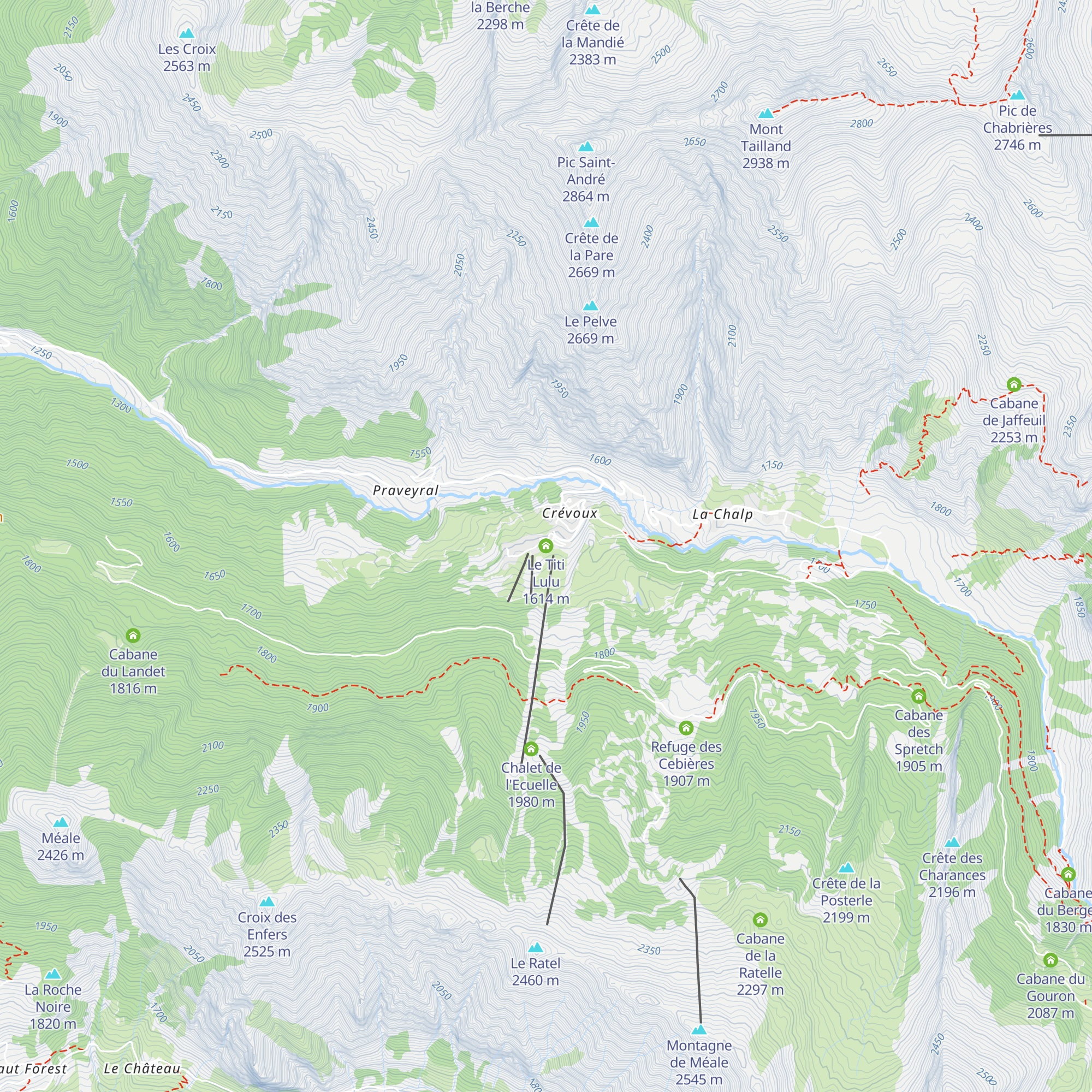 Le Titi Lulu map