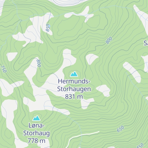 Map of Hermunds-Storhaugen