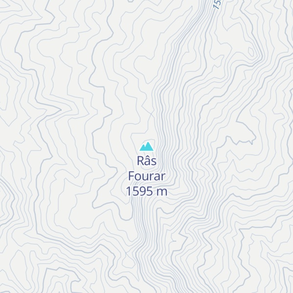 Map of Râs Fourar