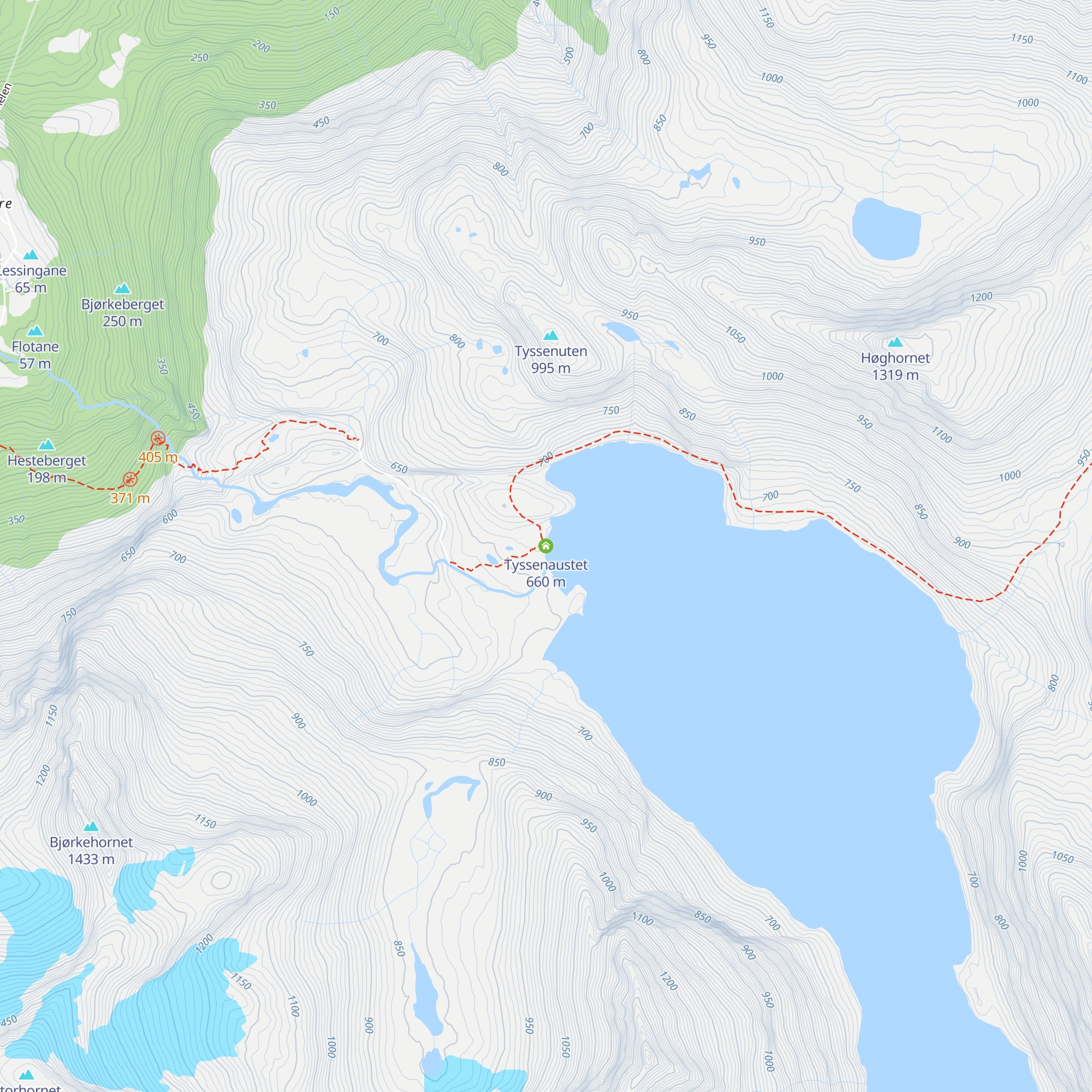 Tyssenaustet map