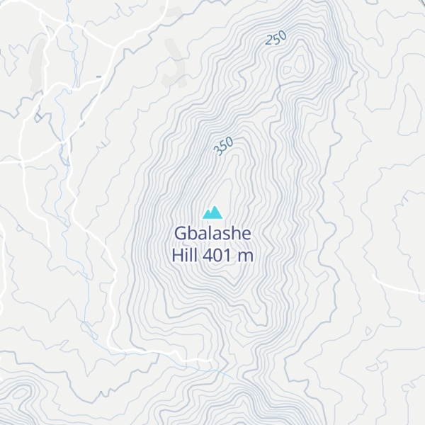 Map of Gbalashe Hill