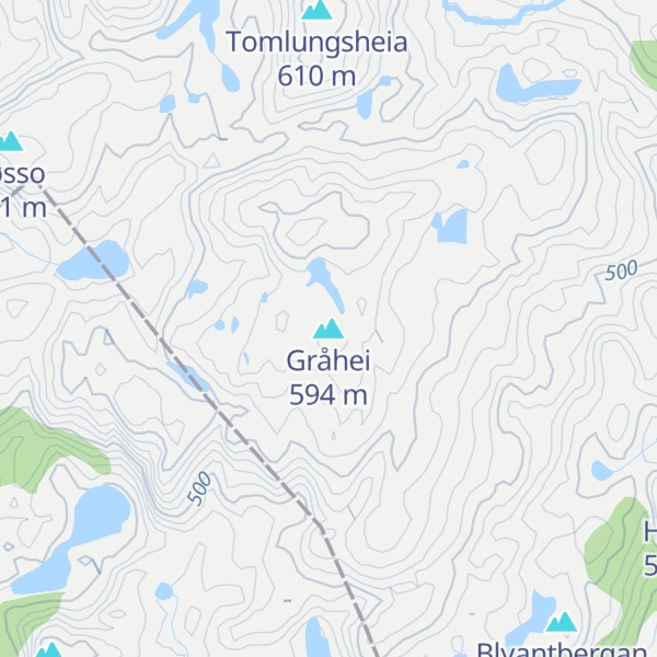 Map of Gråhei