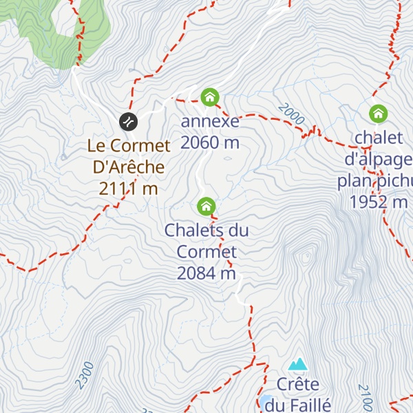 Map of Chalets du Cormet