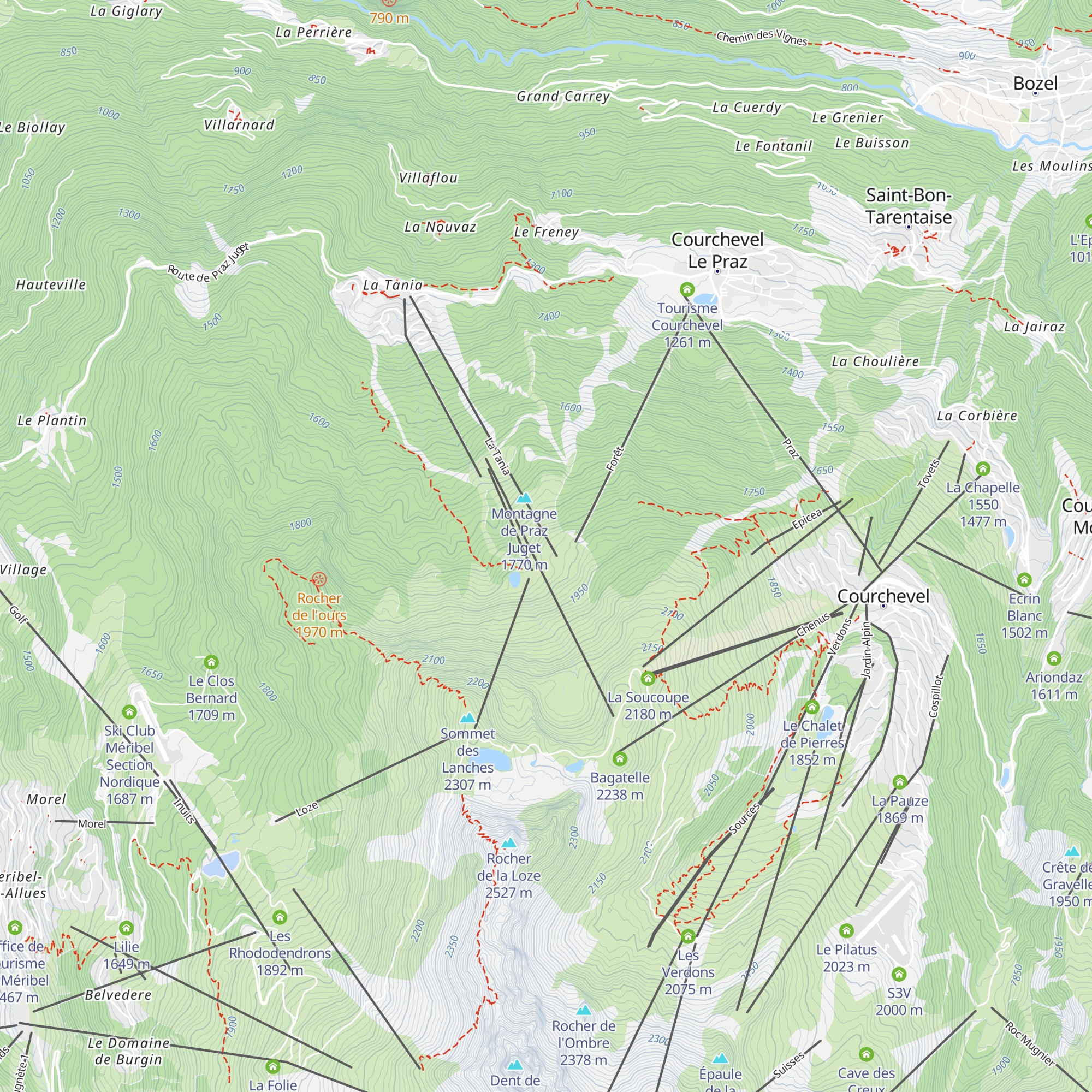 Le Bouc Blanc map