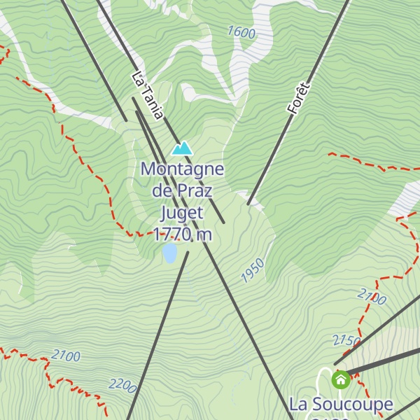 Map of Le Bouc Blanc