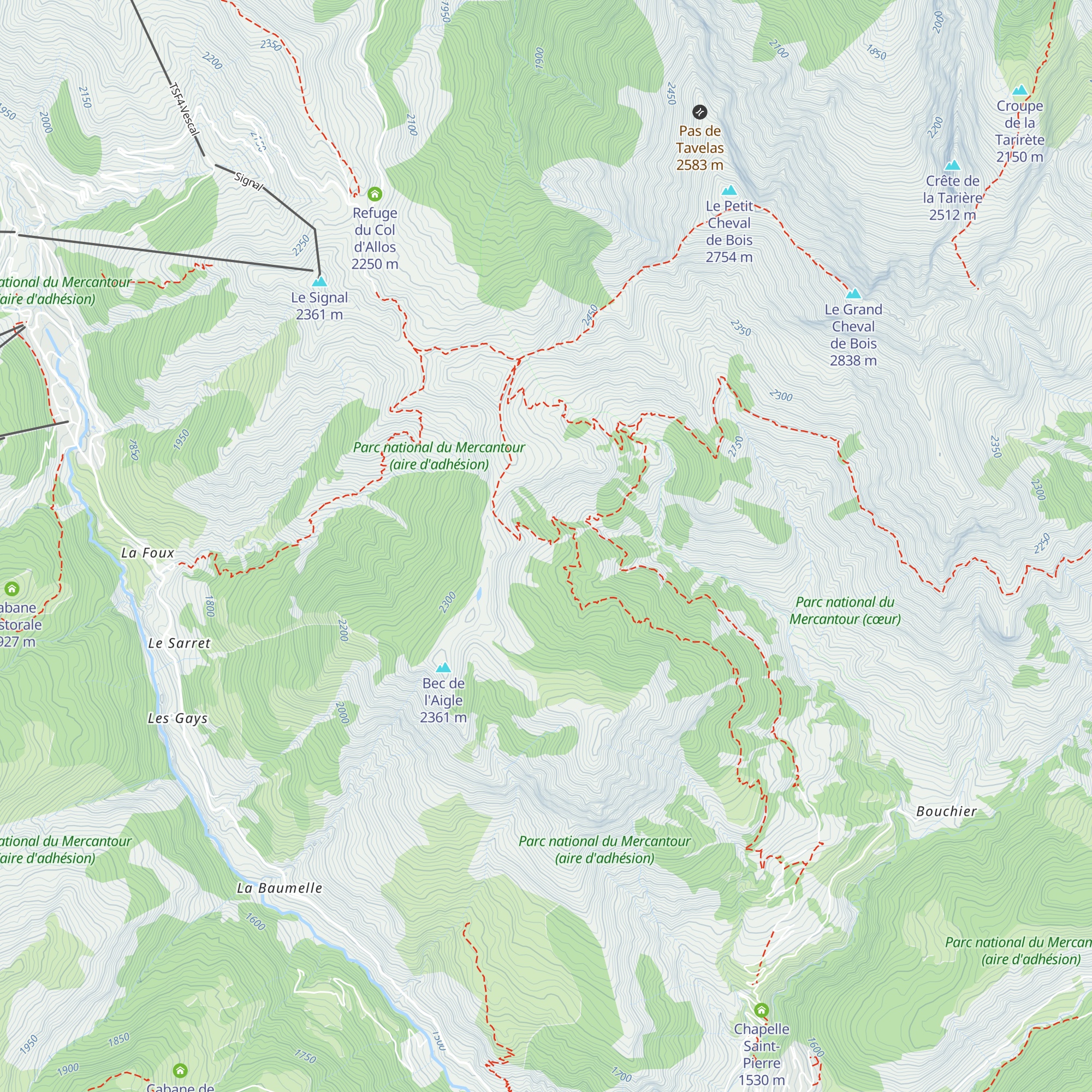 Cabane de berger - est de Cheiroueche map