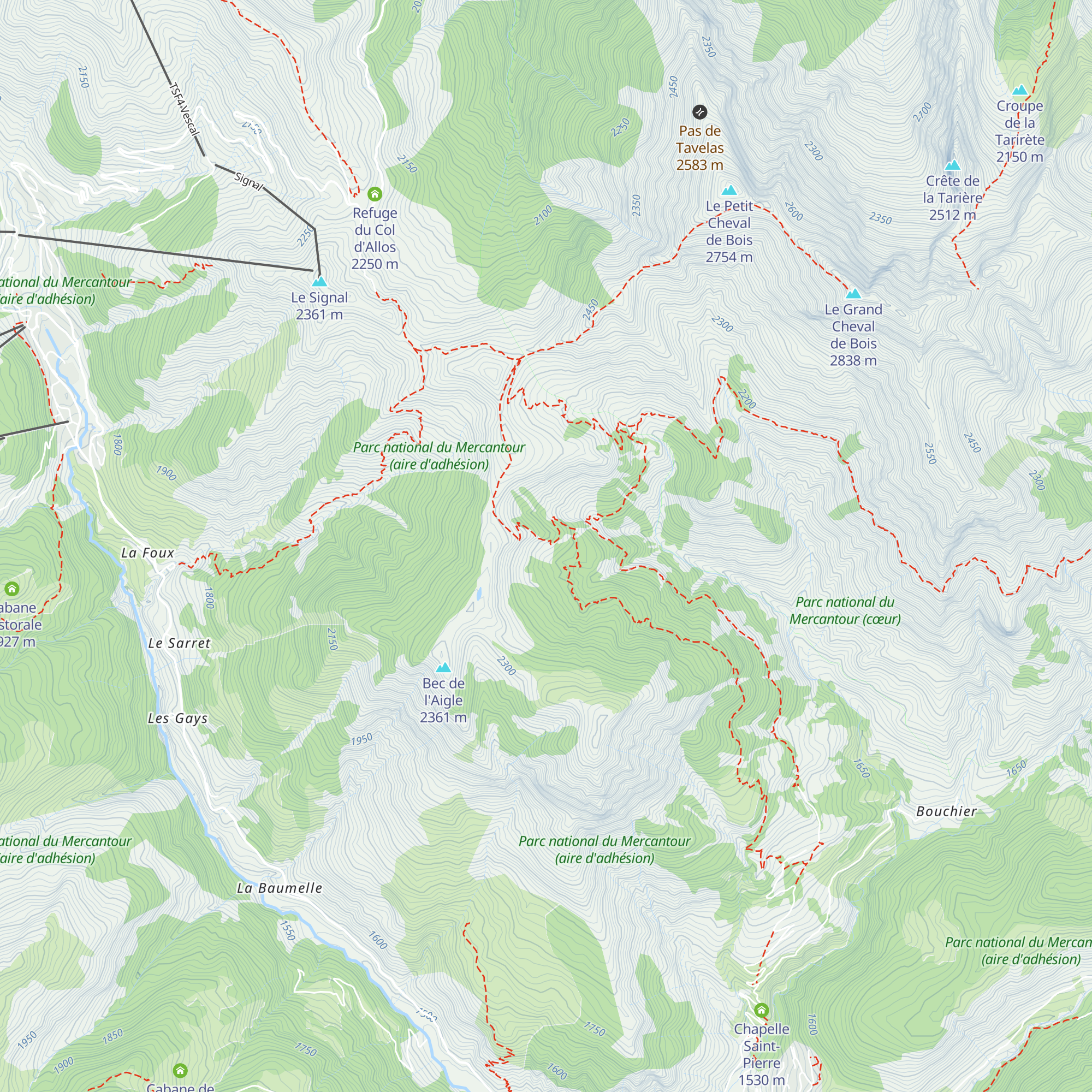 Cabane de berger - est de Cheiroueche map