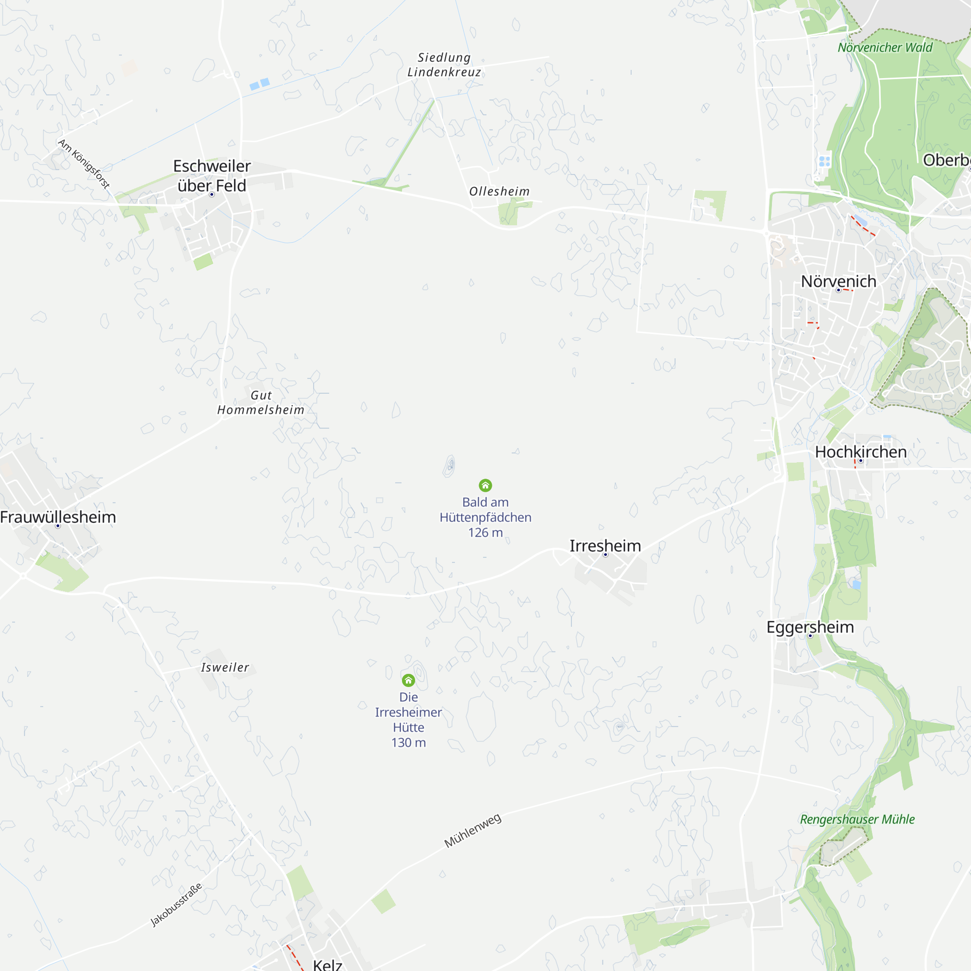 Bald am Hüttenpfädchen map