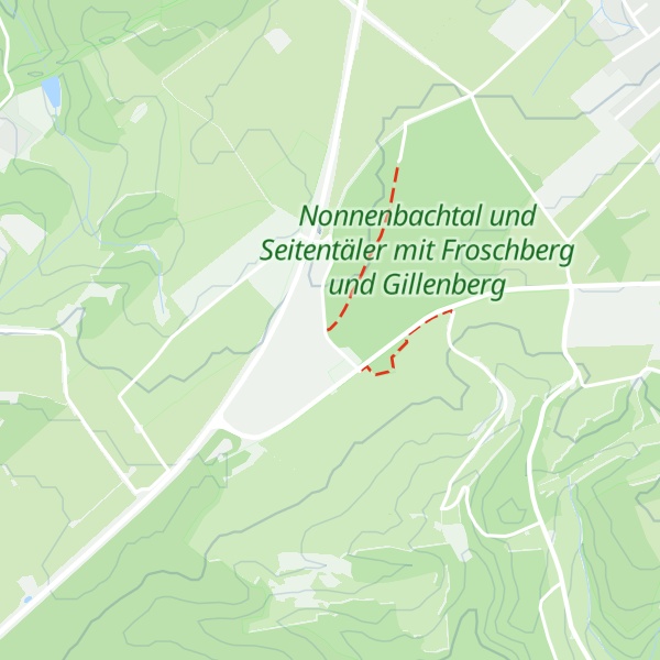Map of Römerhütte mit Ausgrabungsobjekten