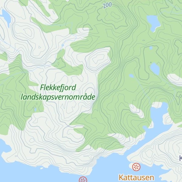 Map of Vardefjell