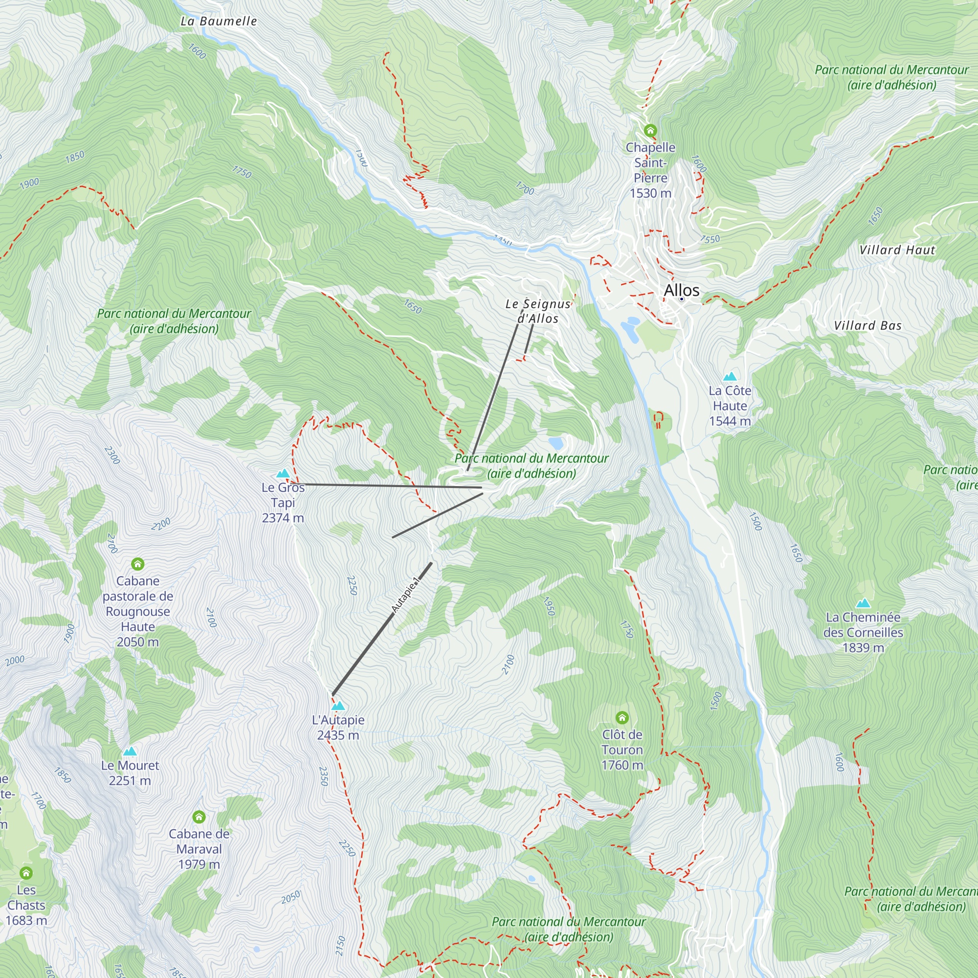 Le Chardon Bleu map
