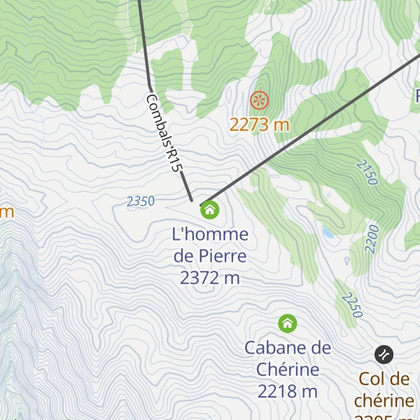 Map of L'homme de Pierre