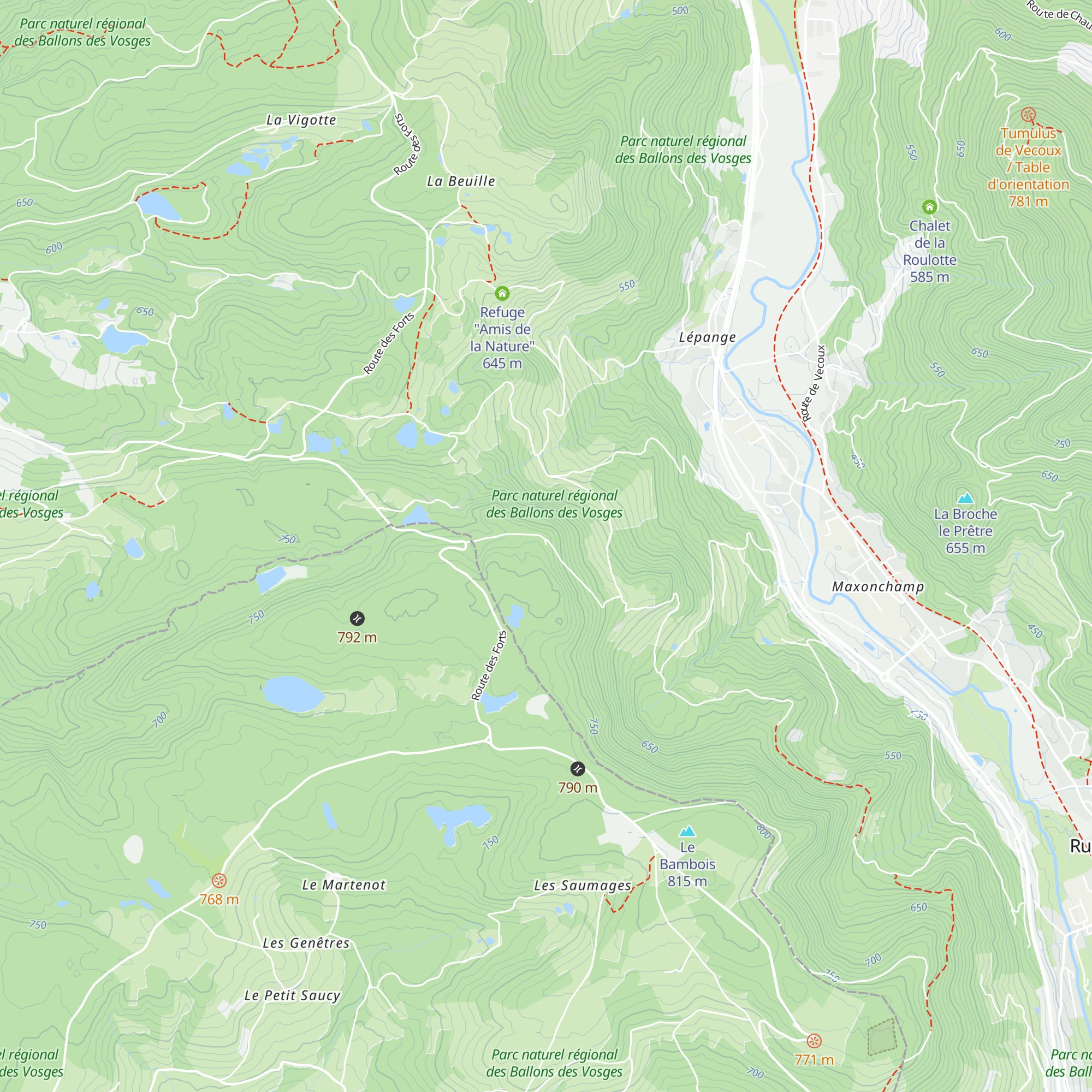 Chalet de l'Impératrice map