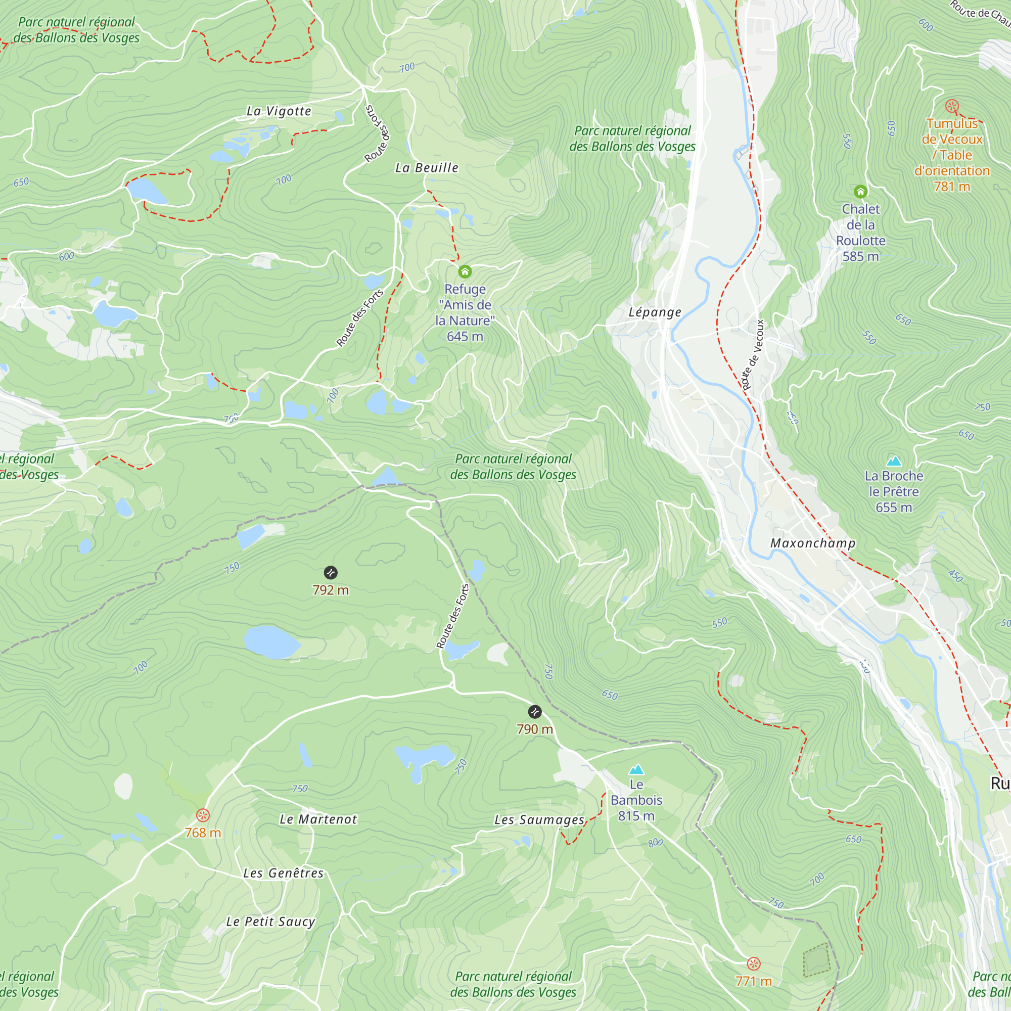 Chalet de l'Impératrice map