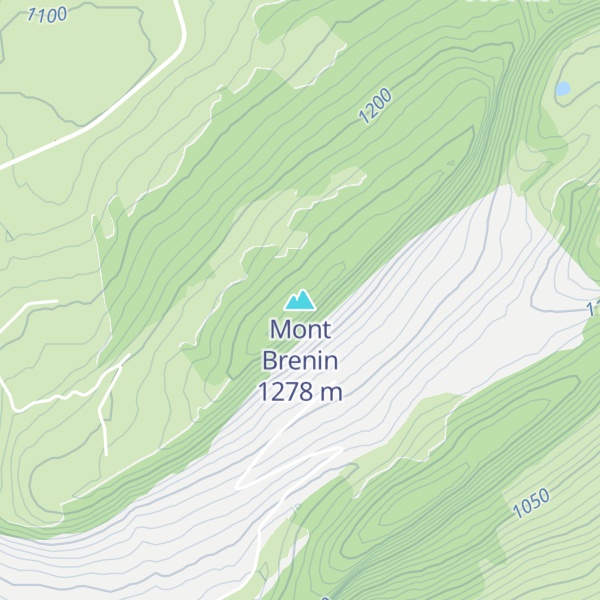 Map of Mont Brenin