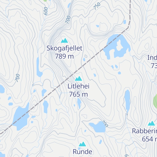Map of Litlehei