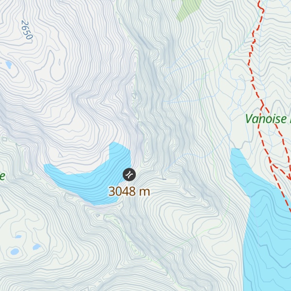 Map of Aiguille du Borgne
