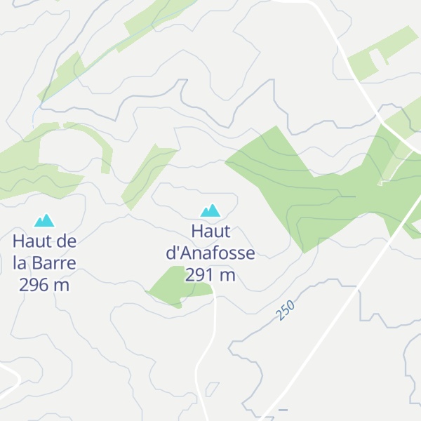 Map of Haut d'Anafosse