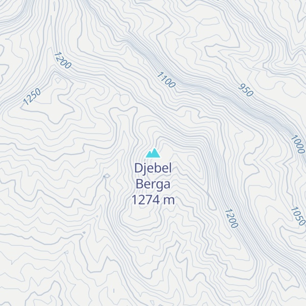 Map of Djebel Berga