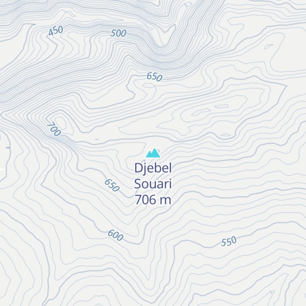 Map of Djebel Souari