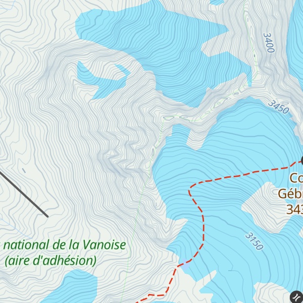 Map of Aiguille des Saints-Pères