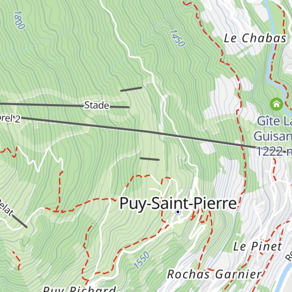 Map of Le Spot de Pralong