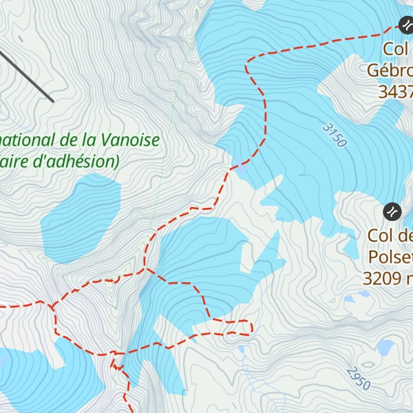Map of Chalet de Chavière